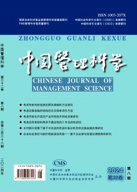 中国管理科学封面